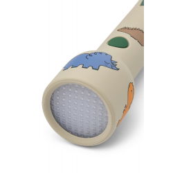 Lampe de poche en silicone | Dinosaures