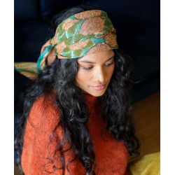 Foulard Grand format | Georgia Bleu Crépuscule