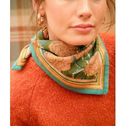 Foulard Petit format | Georgia Bleu Crépuscule