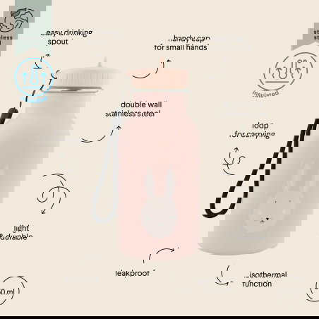 Gourde isotherme 350 ml | Mrs. Rabbit - Trixie