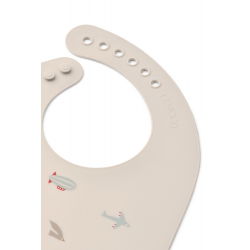 Lot de 2 bavoirs silicone | Aviateur