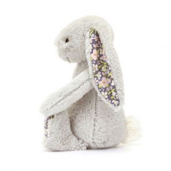 Petit lapin Blossom 18 cm | Gris