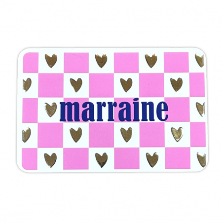 Carte | Marraine - La fine fleur