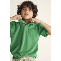 Polo en tissu éponge | Vert