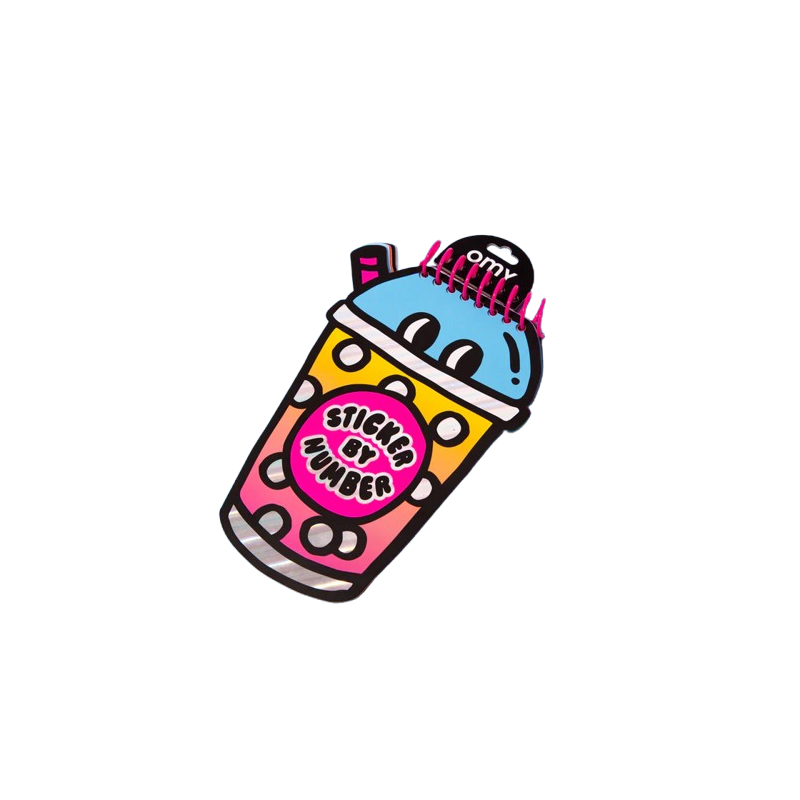 Carnet d'activités stickers | Bubble tea