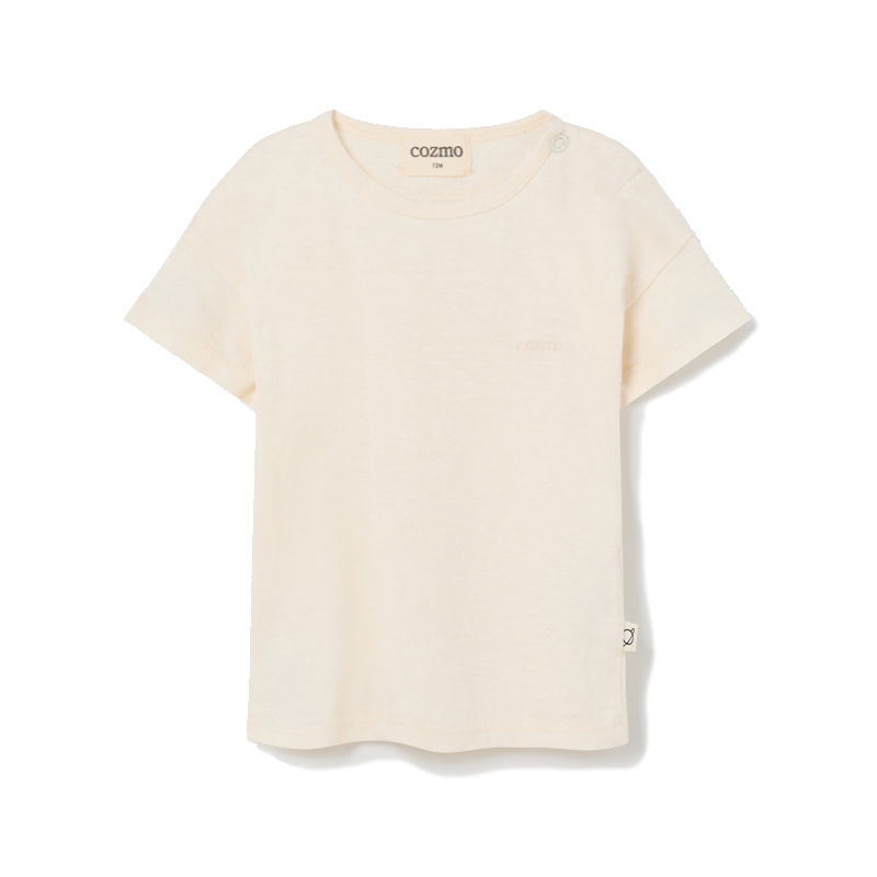 T-shirt bébé bio | ivoire - Cozmo