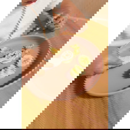 4 cuillères en silicone bébé Caelia | Bleu - Liewood