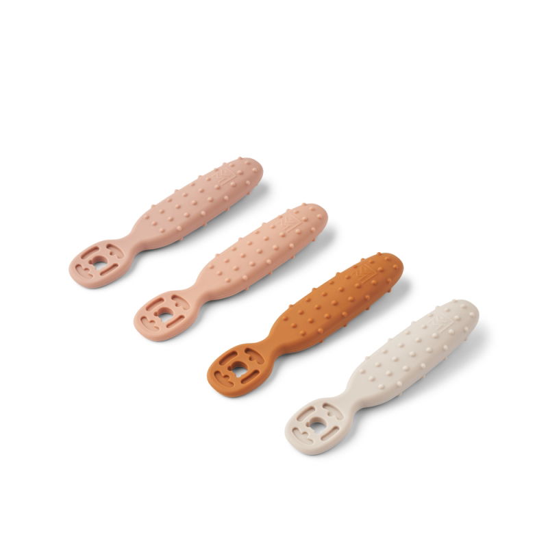4 cuillères en silicone bébé Caelia | Tuscany - Liewood
