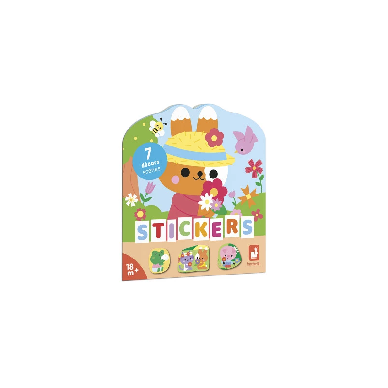 Cahier de Stickers | La Campagne - Janod