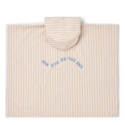 Poncho Kaiden | Rayures sorbet