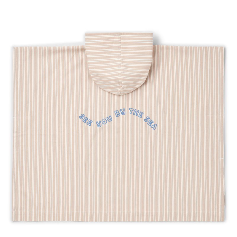 Poncho Kaiden | Rayures sorbet