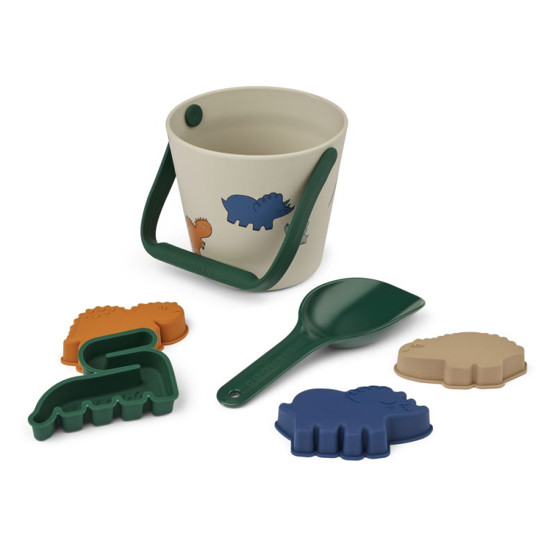 Set de plage en silicone Gilma | Dinosaure