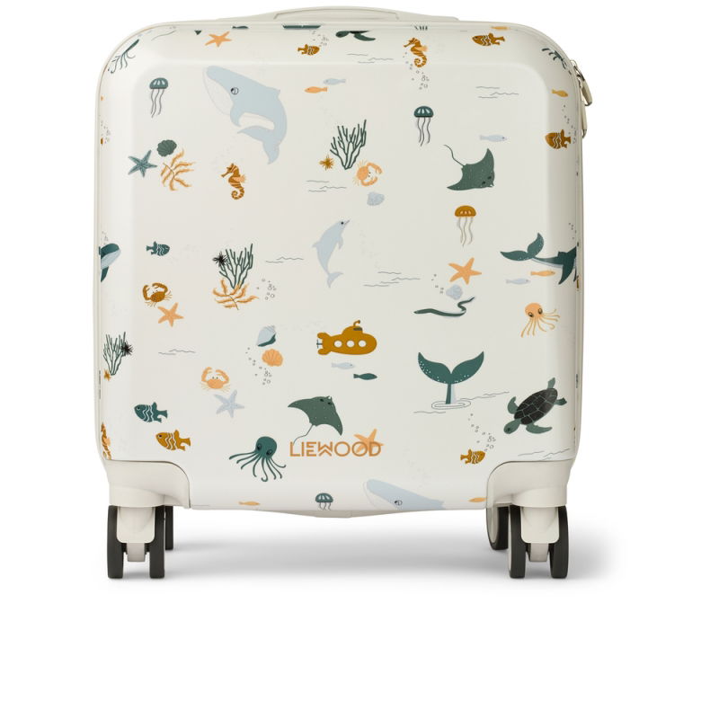Valise rigide Hollie | Créatures de la mer - Liewood
