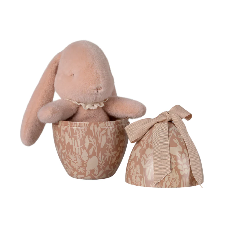 Oeuf de Pâques avec lapin | Rose