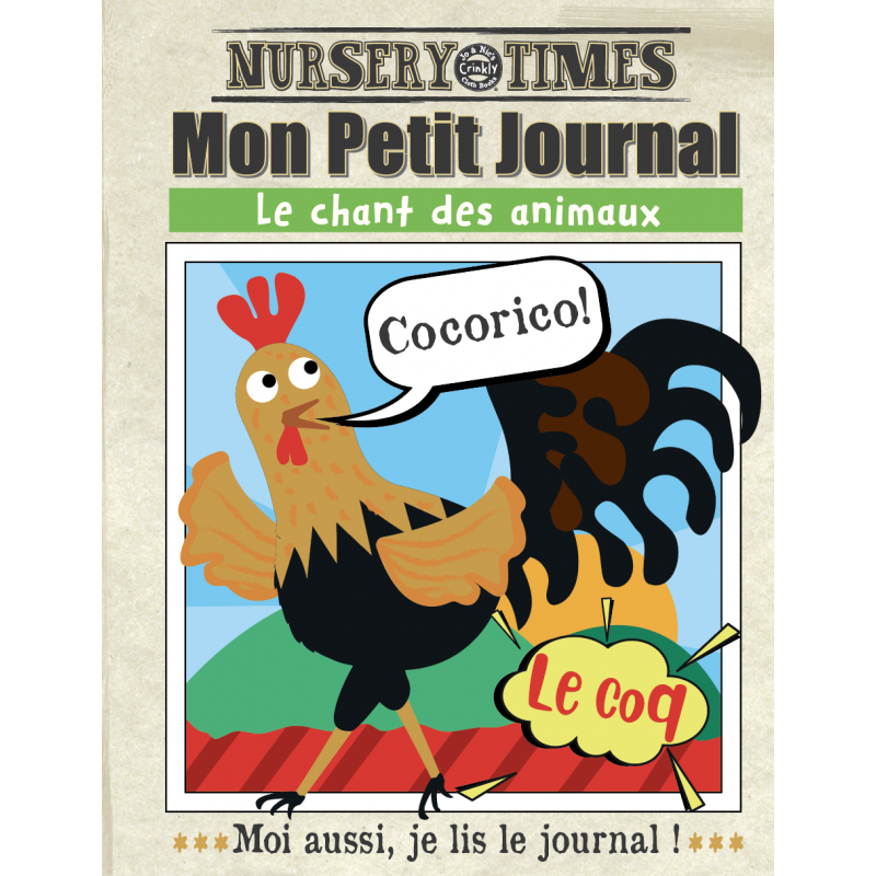 Journal bébé tissu | Chant des animaux