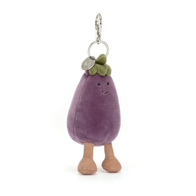 Porte clé | Aubergine