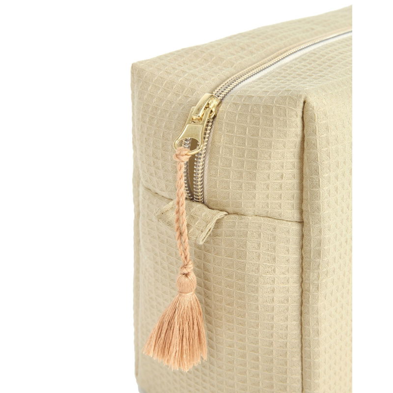 Trousse de toilette en nid d'abeilles | Green tea