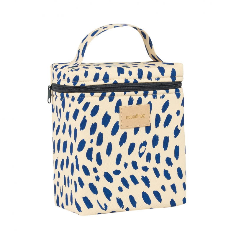 Lunchbag isotherme Hyde park | Leonie blue - Nobodinoz