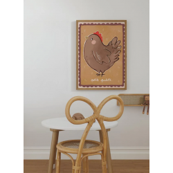 Affiche 50 x 70 cm | Petite poulette