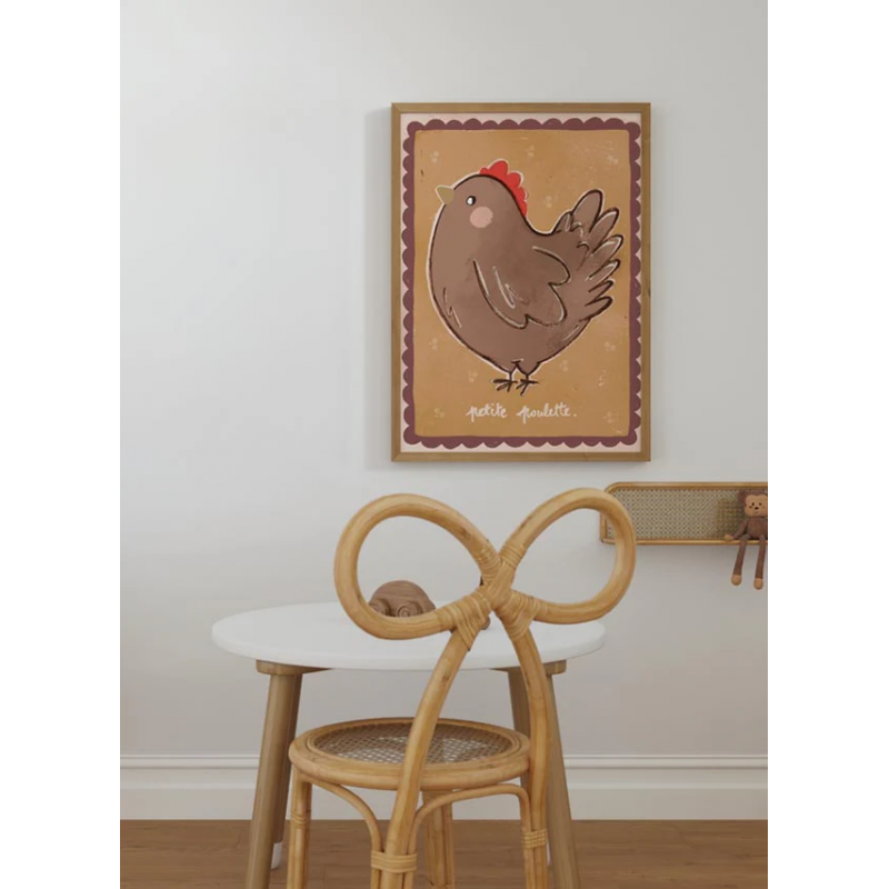 Affiche 50 x 70 cm | Petite poulette