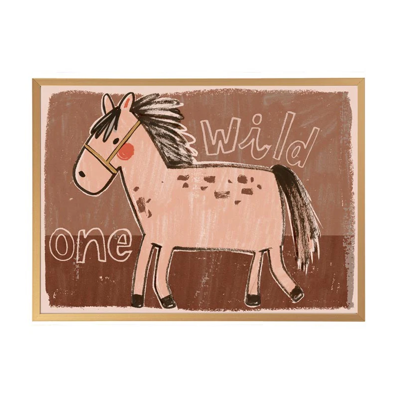 Affiche 50 x 70 cm | Cheval - StudioLoco