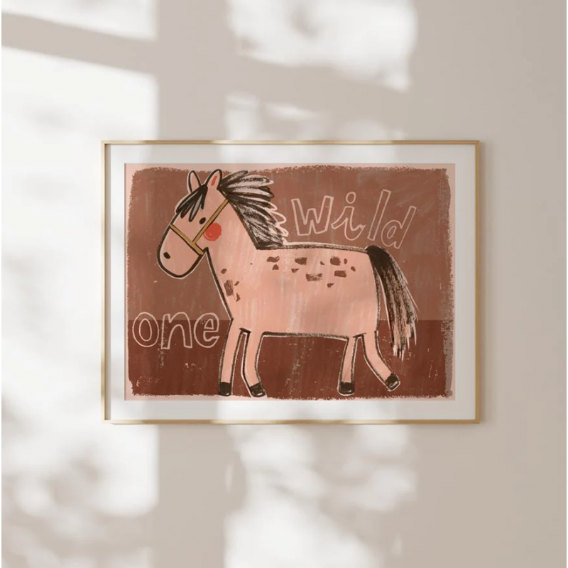 Affiche 50 x 70 cm | Cheval
