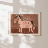 Affiche 50 x 70 cm | Cheval - StudioLoco