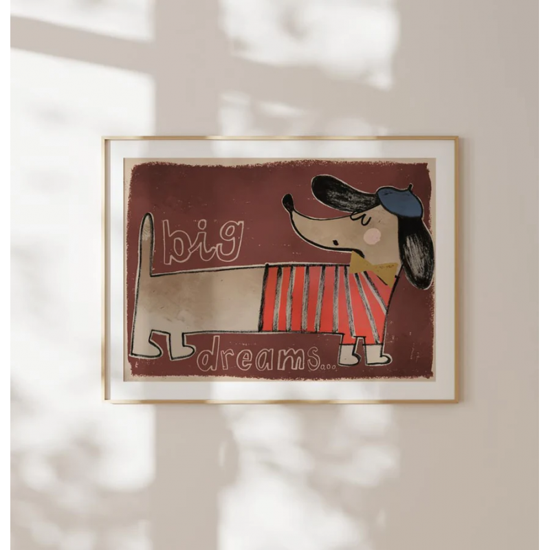 Affiche 50 x 70 cm | Teckel