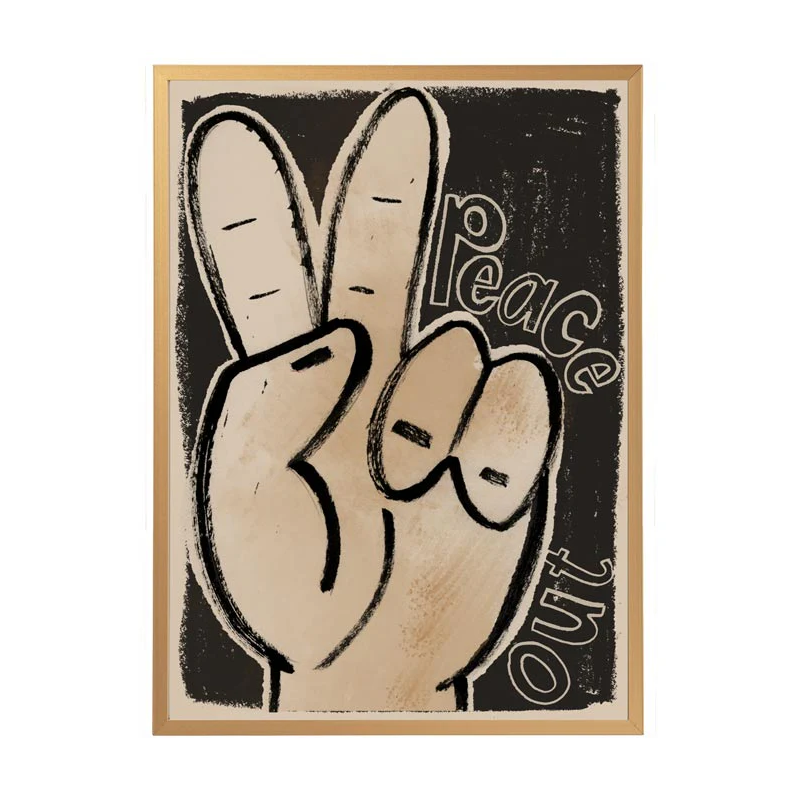 Affiche 50 x 70 cm | Peace - StudioLoco