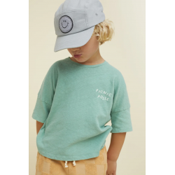 T-shirt en lin | Vert
