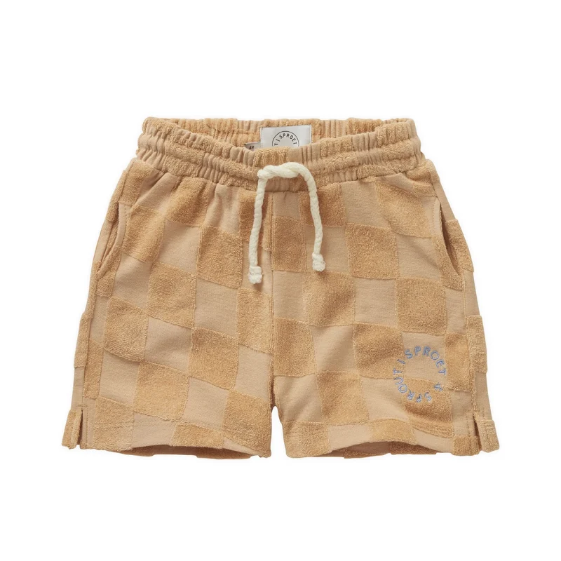 Short éponge | Damier - Sproet & Sprout