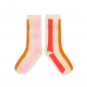 Chaussettes | Rayures nectarine - Sproet & Sprout