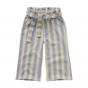 Pantalon culotte | Rayures bleu - Sproet & Sprout