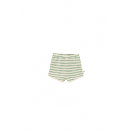Short bébé rayures | Vert - Cozmo Short bébé rayures | Vert - Cozmo