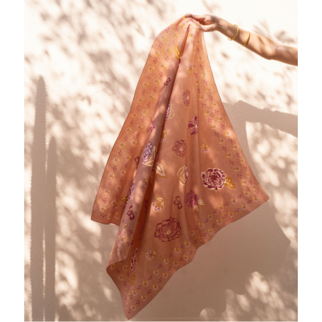 Foulard Grand format | Mindi Rose - Bindi Atelier