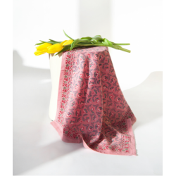Foulard Grand format | Flora Framboise
