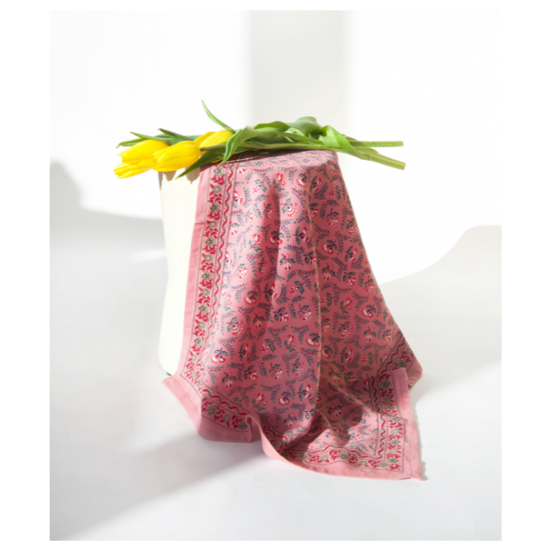 Foulard Grand format | Flora Framboise