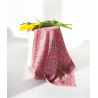 Foulard Grand format | Flora Framboise - Bindi Atelier