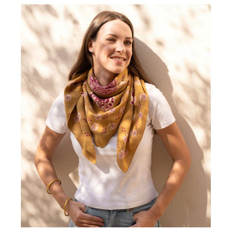 Foulard Grand format | Mindi Cassonade