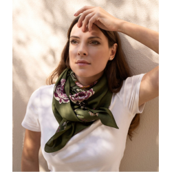 Foulard Grand format | Mindi Khaki