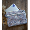 Pochette d'ordinateur 13' | Hati Sepia - Bindi Atelier