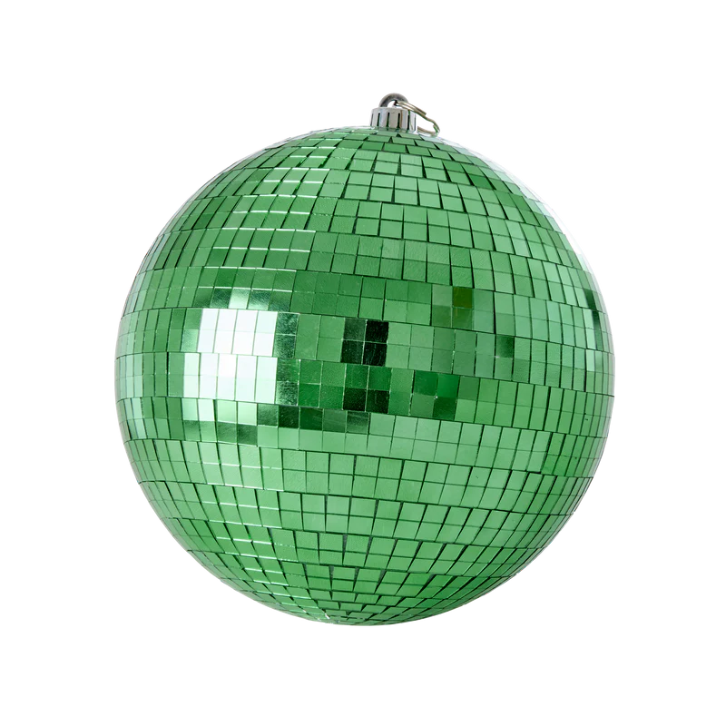 Boule à facettes disco 25 cm | Verte