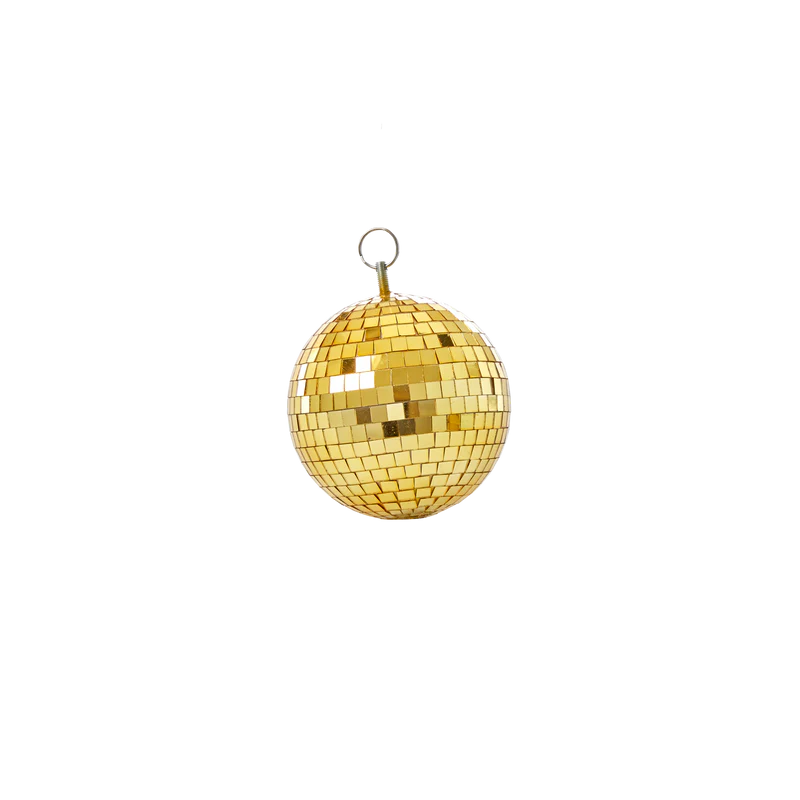 Boule à facettes disco 15 cm | Doré