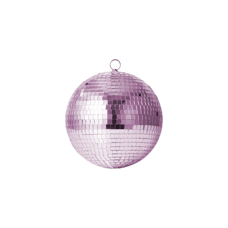 Boule à facettes disco 15 cm | Rose