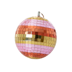 Boule à facettes disco 15 cm | Multicolore