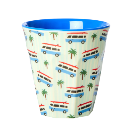 Gobelet Médium | Cars Print bleu - Rice