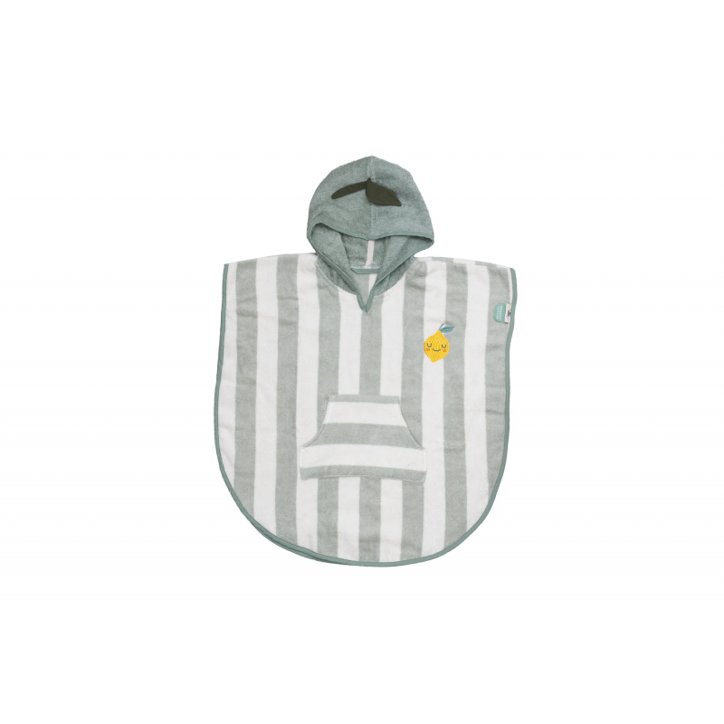 Poncho de bain | Citron - The cotton cloud