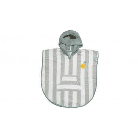 Poncho de bain | Citron - The cotton cloud
