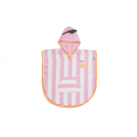 Poncho de bain | Mandarine - The cotton cloud