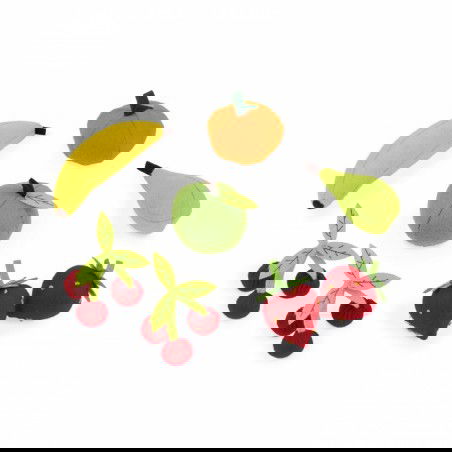 8 fruits en feutrine ganis de mousse 8 fruits en feutrine ganis de mousse